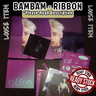 [LOOSE/SET] CLEARANCE! BAMBAM RIBBON Album. Bambam Official Album. GOT7 BAMBAM Ribbon Album. Ahgase