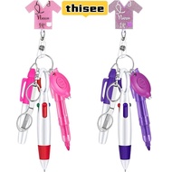 THISEE Nurse Pen Pack, Retractable Portable Nurse Badge Set, Accessories Keychain Lanyard Nurse Badg