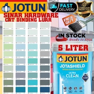 SINAR JOTUN 5 LITER JOTASHIELD ULTRA CLEAN ANTIDIRT EXTERIOR SHEEN WALL PAINT/CAT DINDING LUAR RUMAH KILAT ( PAGE C )