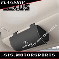 LEXUS Car Glasses Case Sunglasses Storage LS500H NX350H NX260 NX400+ RX300 RX450 UX260H Visor Card L