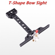 Memanah Recurve Bow Sight T Shape ABS Material Single Pin Target Adjustable