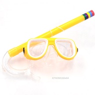 Durable Kids Snorkel Set Swimming Goggles Children Anti-Fog Diving Face cover Semi-Dry Snorkel Equip