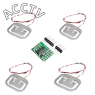 4pcs Human Scale Load Cell Weight Weighting Sensor 50KG Half-bridge with Amplifier HX711 AD Module S