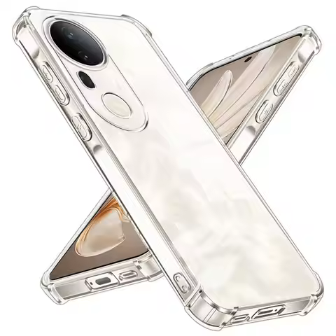 For Vivo S20 S19 S18 S17 S16 Pro Shockproof Clear Phone Case For Vivo X80 T3 Lite X100 S1 Pro T1X T3