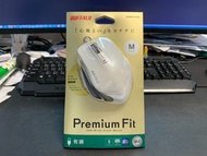 全新 BUFFALO Premium Fit 有線USB BlueLED光学式 静音 滑鼠