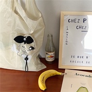 Co Costco Daihatsu Cartoon Cute Creative Foldable Portable Puppy Supermarket Eco-friendly Shopping T