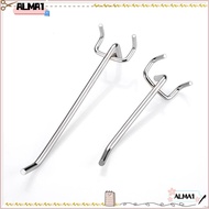 ALMA 10pcs Pegboard Hooks Perforated Goods Shelf Holder Hang Fits Retail Shop Peg
