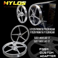HYLOS FG511 ADAPTER RIM  CNC CHROME ENKEI HYLOS Y15ZR Y16ZR LC135