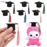 Pinkcat 1Pc Graduation Hat Mini Doctoral Cap Cake Decor Dollhouse Mini Cap Doctoral Cap SG