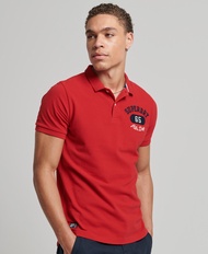 Superdry Superstate Polo Shirt - Rouge Red