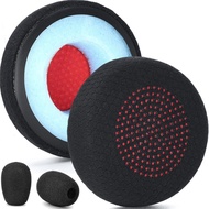 Replacement Ear Pads and Microphone Foam KIT for Logitech Zone 301/Zone 300/Zone 305 Wireless Headph