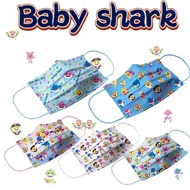 [SG Stock] (0-4yo) 3ply Baby Shark Avengers Line Friends Princess Disposable Mask Baby Toddlers Cartoon Designs Fabric