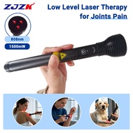 ZJZK Best Pain Relief Cold Laser  Class 4 Deep Tissue Laser Therapy Pen 1500mW 808nm for Arthritis P