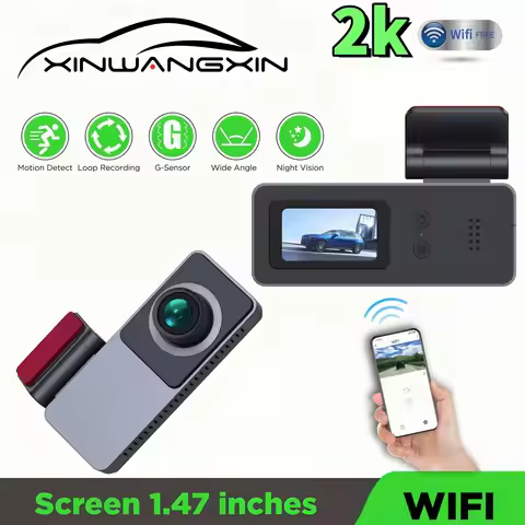 Car DVR HD2K Dash Cam W/ 1.47" IPS Screen car camera WiFi DVR WiFi Vehicle DVR Car DVR Came