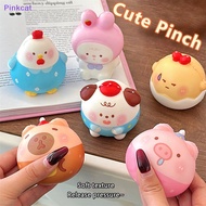 Pinkcat Cute Capybara Squeeze Toy Cartoon Rabbit Pig Fidget Toy Squishy Pinch Kneading Toy Stress Reliever Toy Kid Party Favor SG