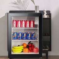 Household Fridge Beverage Tea Red Wine Transparent Mini Fridge Commercial Office Refrigerator