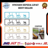 BIKE STICKER / FOLDING BIKE STICKER / FOLDING BIKE FRAME STICKER