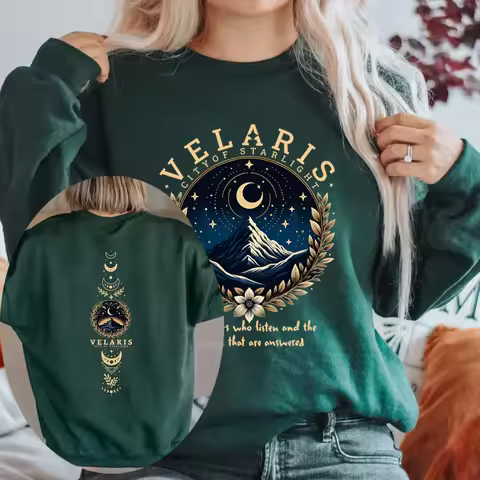 Velaris City of Starlight Sweatshirt ACOTAR Hoodie The Night Court Sweatshirt Women Graphic Hoodies