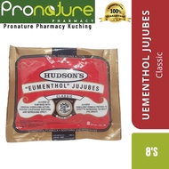HUDSON'S EUMENTHOL JUJUBES CLASSIC 8'S