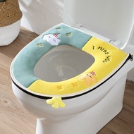 ♧✉Jualan panas pad tandas universal isi rumah kalis air tempat duduk tandas antibakteria penutup tandas comel jenis zip
