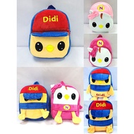 #Beg Didi&Friends Beg Baldu Budak Tadika Backpack Bag Didi&Friends Plush Soft Toys For Kids & Baby K