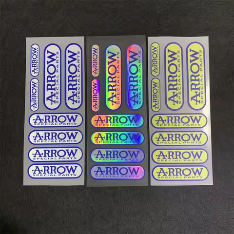 Motorbike Sticker Helmet Sticker Scooter Sponsor Shock Absorber Refit Sticker Decorative Decal Refle