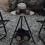 Outdoor Mini Small Round Table Camping Foldable Small Round Table Telescopic Folding Dining Table Mi