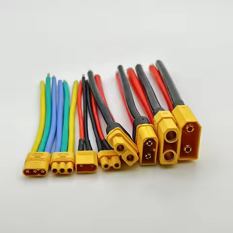 XT90 / XT60H / XT30 / XTR30U Male Plug / Female Socket Connector 10-18AWG Cable Connector For RC Bat