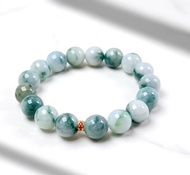 飄花翡翠手珠手鍊 | 天然緬甸玉A貨翡翠 | 送禮