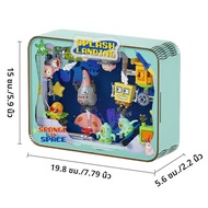 SpongeBob SquarePants Building Blocks Patrick Star กรอบรูปชุดอิฐชุด Light เดสก์ท็อปตกแต่งของเล่นเด็ก