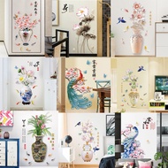 Vintage Vase Wall Stickers for Living Room Bedroom Bedroom Removable Wall Art Decals Home Decoration