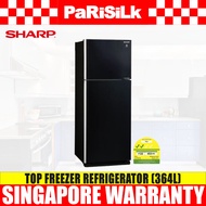 (Bulky) Sharp SJ-PG35P-BK Top Freezer Refrigerator (364L)