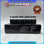 📣 SAMURAI KATANA SOUNDBAR 5 Band Parametric Preamp Amplifier Equalizer with Output Subwoofer For All