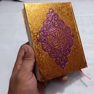 Gold al quran A6 small gold quran A6