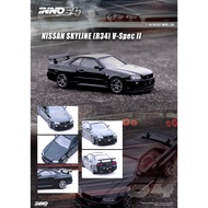 INNO MODELS INNO64 1/64 NISSAN SKYLINE GT-R R34 V-SPEC II BLACK