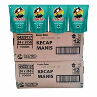 Kecap Manis Bango Kemasan Sachet 265 Gram 1 Dus Isi 24 Pcs / Kecap Bango 265gr