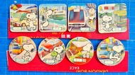 絕版 7-11香港旅遊景點（交通公具） Snoopy 木夾公仔 8個一套 一起平售=平均每個4元（散買每個$8.有多餘存貨才散賣））