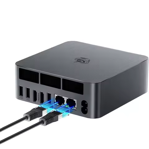 Beelink EQR6-D5 Mini PC AMD Ryzen 5 6600H 16GB 24GB DDR5 RAM 500GB 1TB PCIE4.0 SSD Dual LAN Mini Com