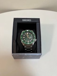 SEIKO精工 5號盾牌 機械錶 潛水表 (金指針x綠水鬼) 43mm 4R3607G0G