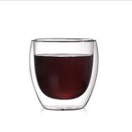 แก้วน้ำสวยๆหรู แก้วใสสองชั้น แก้ว แก้วกาแฟ สไตล์ ญี่ปุ่น แก้วน้ำ Double-layer glass แก้วทนความร้อน ใส่ได้ทั้งร้อนเย็น