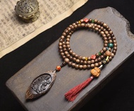 越南芽莊沉香財神爺吊墜 全手工打磨 雕刻 軟絲沉香 天然野生老料