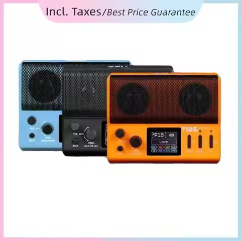 [Incl. Taxes] VING FB100 Multi-Effects Processor & Bluetooth Guitar Amplifier Effector Pedal AMP Spe