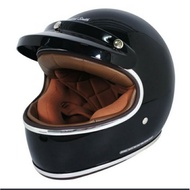 Helmet Cargloss Cafe Racer Howard Smith List Chrome - Deep Black