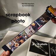 GANTUNGAN Customized roll film keychain photos scrapbook aesthetic | Roll film keychain | Unique gif