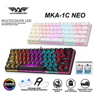 Armaggeddon MKA 1C Neo LED Backlight Mechanical Gaming Keyboard / 61 Key / Hot Swapable