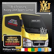 MULYA JAYA cutting stiker WORDS CODE 23 (DO NOT FOLLOW I'M NOT YOU LOST)