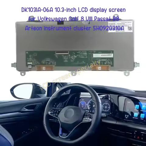 DK103IA-06A 10.3-inch LCD Screen for Volkswagen Golf 8 VIII Passat B8 Arteon Dashboard Screen Replac