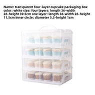 Multilayer Portable Cupcake Packaging Box