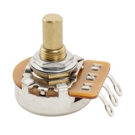 Musiclily Pro HD B1M Pot Brass Metric Solid Short Shaft 6.5mm Linear Taper Potentiometer for Electri