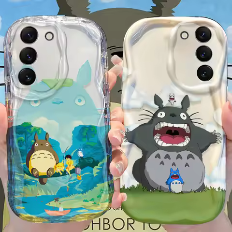 T-Totoros Case for Samsung Galaxy S24 S23 S22 S21 Ultra Plus S20 FE A73 A72 A71 A55 A54 5G A53 A52 A